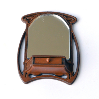 Art Nouveau Mirror Shelf